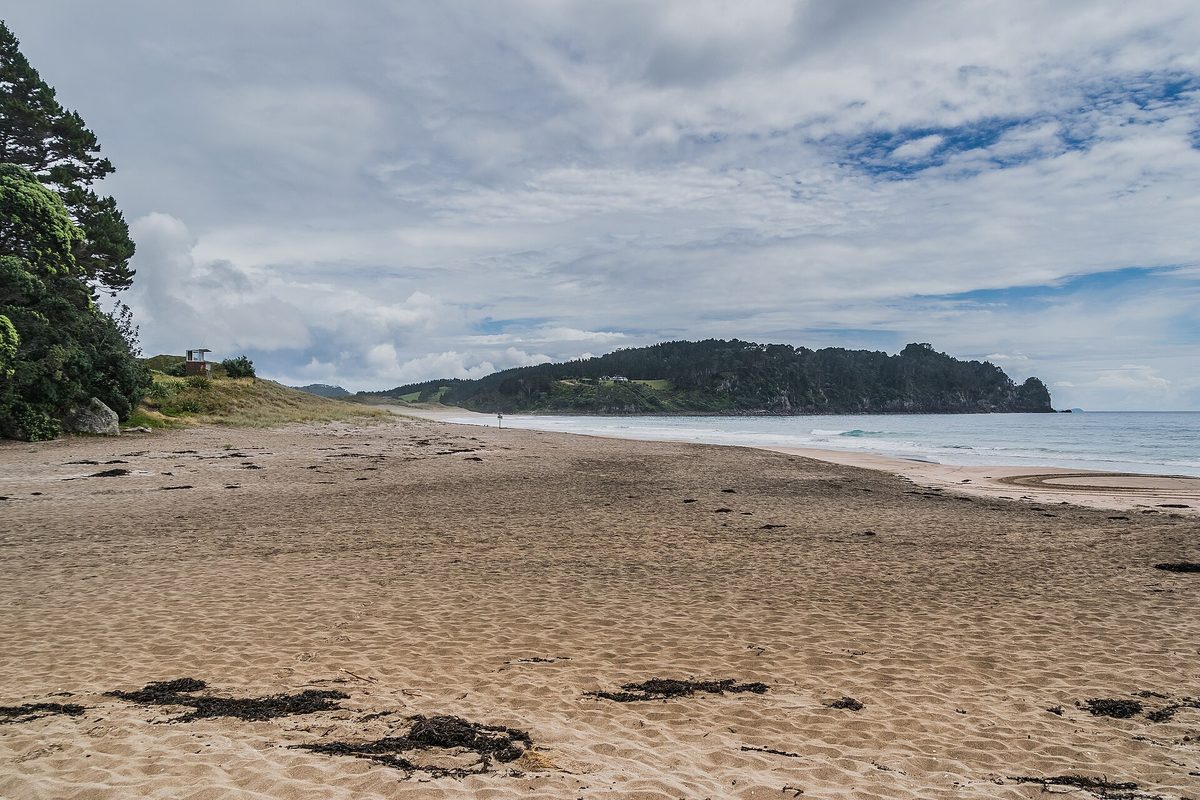 Hot Water Beach on the Coromandel east coast