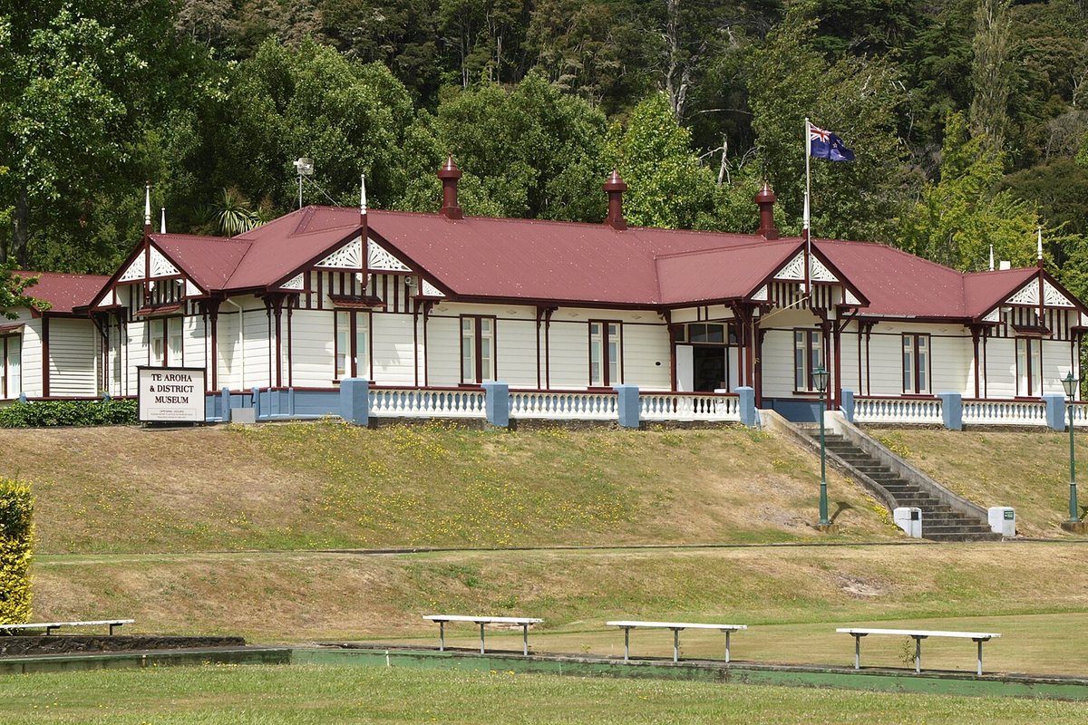 The former Cadman Bath House in the Te Aroha Domain